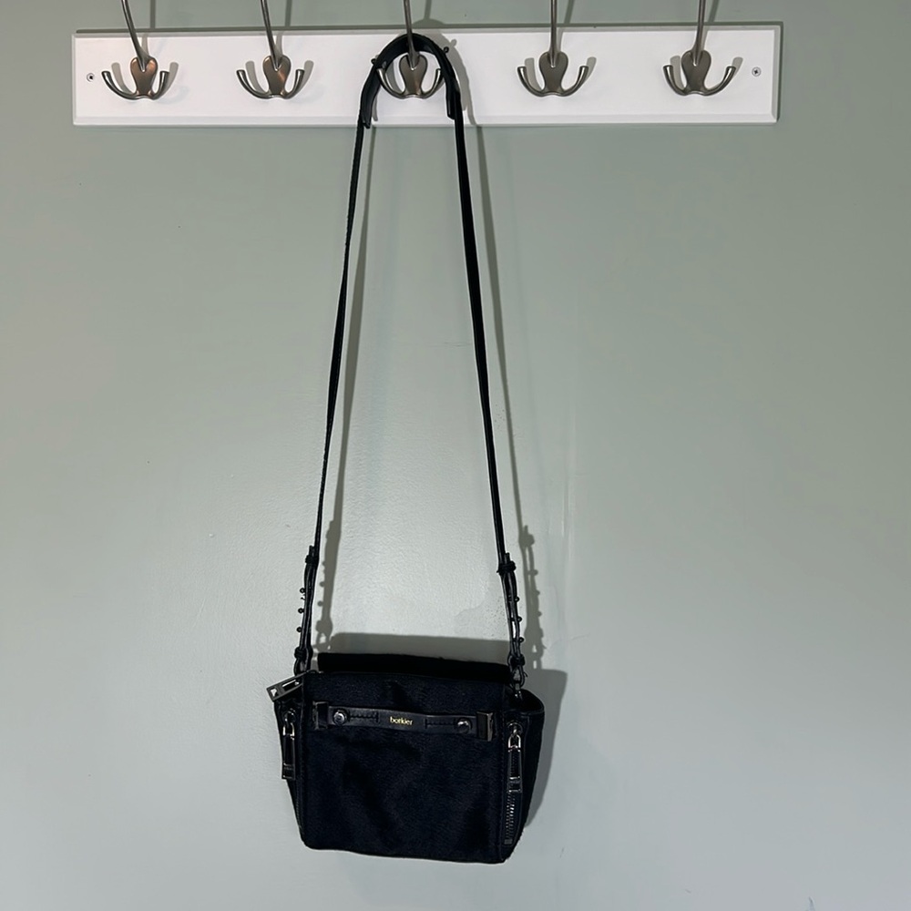 Botkier Black Fur Crossbody Handbag